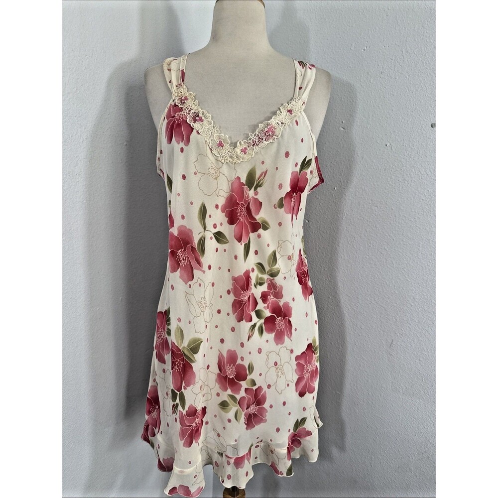 Expressions Slip Dress Womens M Floral Feminine‎ Fairy Sabrina Carpenter Y2K